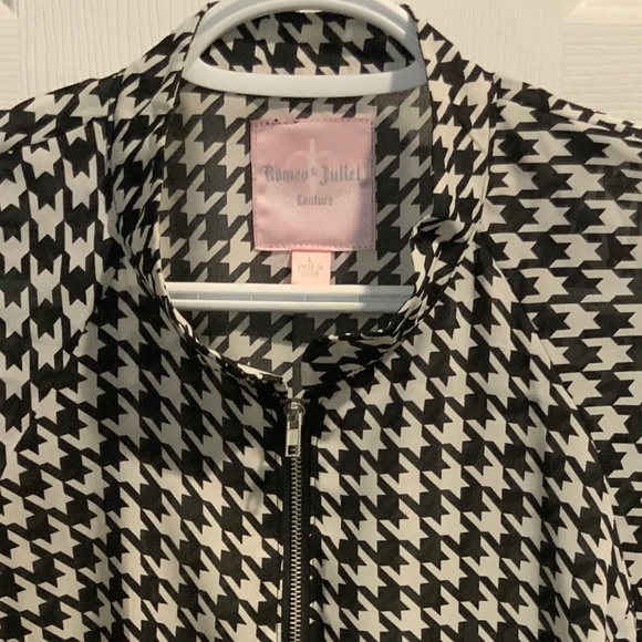 Sheer houndstooth jacket - Picture 2 of 2